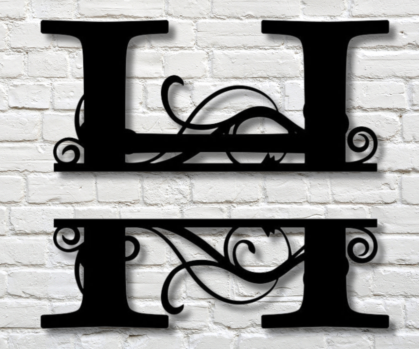 Letter "H" Monogram Sign