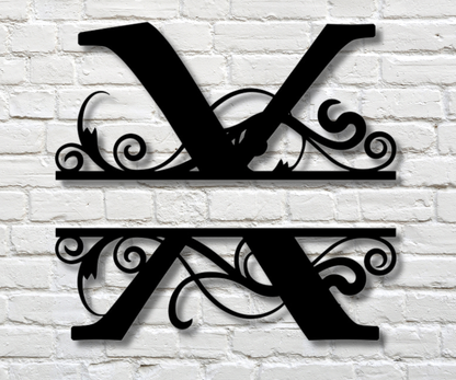 Letter "X" Monogram Sign