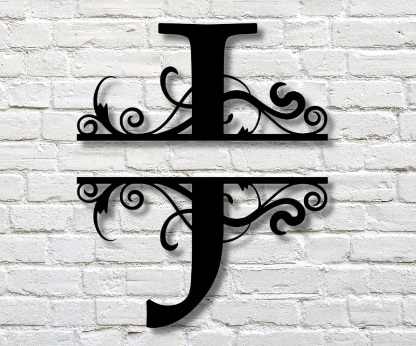 Letter "J" Monogram Sign