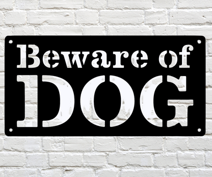 Beware of Dog Sign