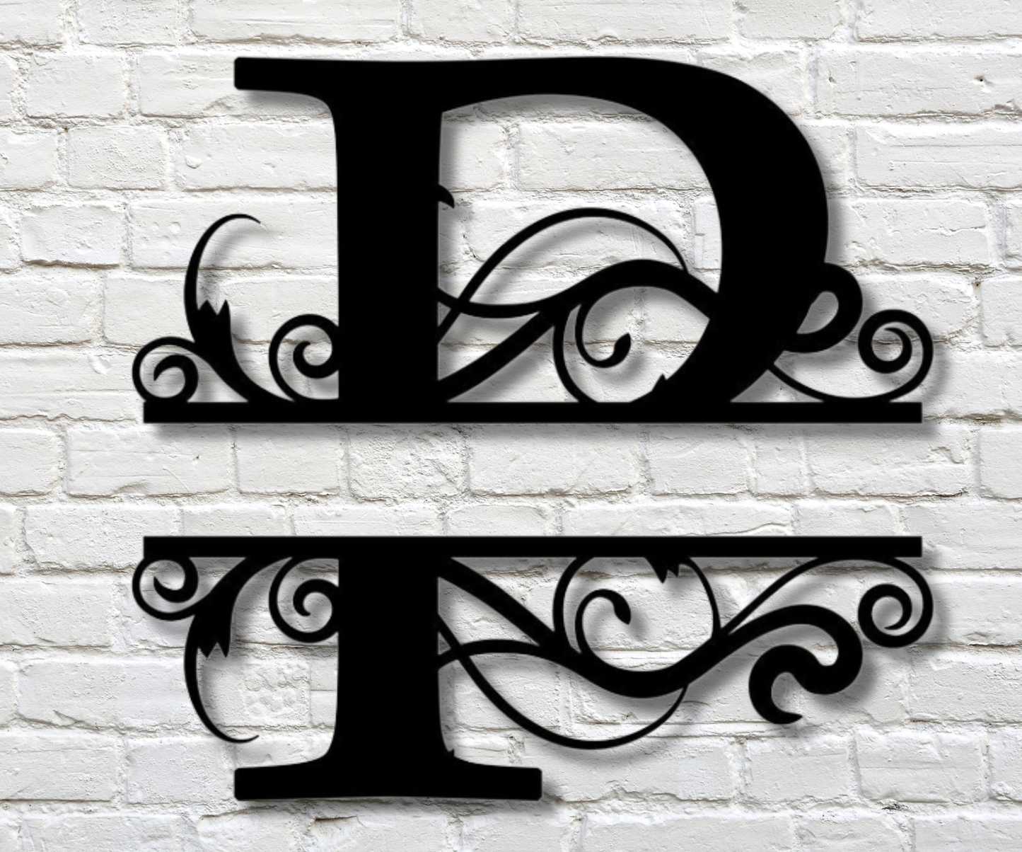 Letter "P" Monogram Sign