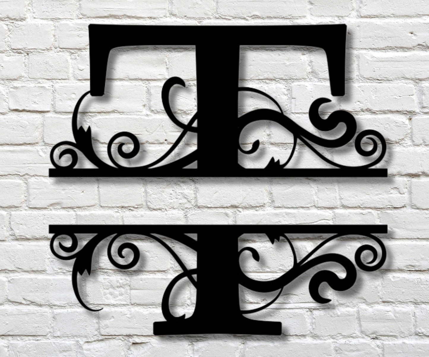 Letter "T" Monogram Sign