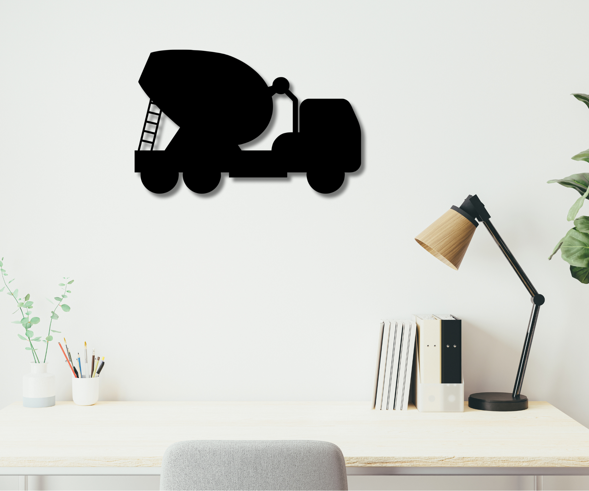 Sign Mixer Small Mixer Truck Sign – Steel City Signs