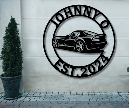 Porsche Address Sign-Custom