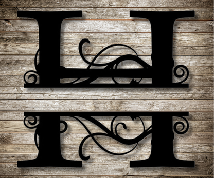 Letter "H" Monogram Sign