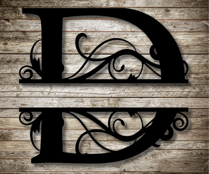 Letter "D" Monogram Sign