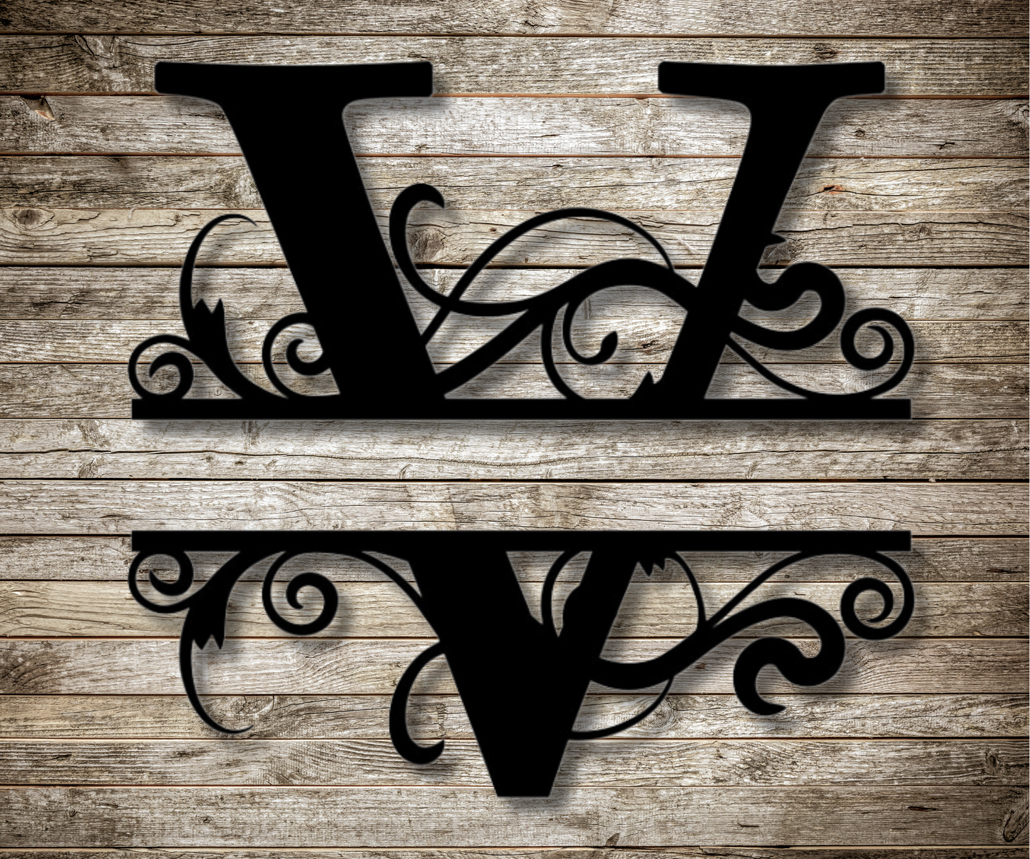 Letter "V" Monogram Sign