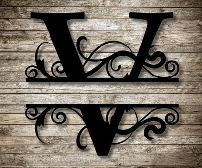 Letter "V" Monogram Sign