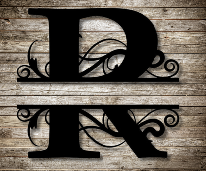 Letter "R" Monogram Sign