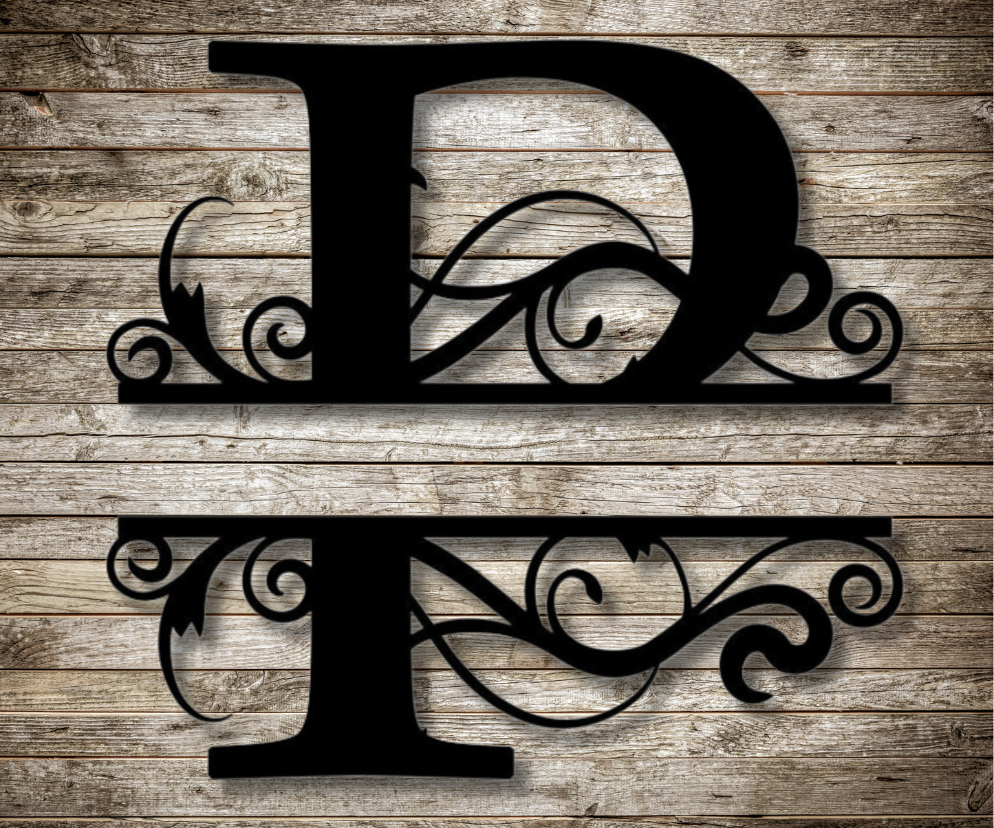 Letter "P" Monogram Sign