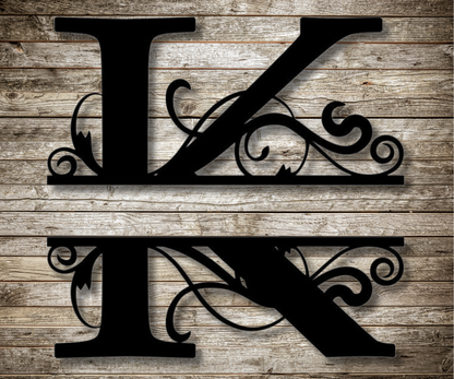 Letter "K" Monogram Sign