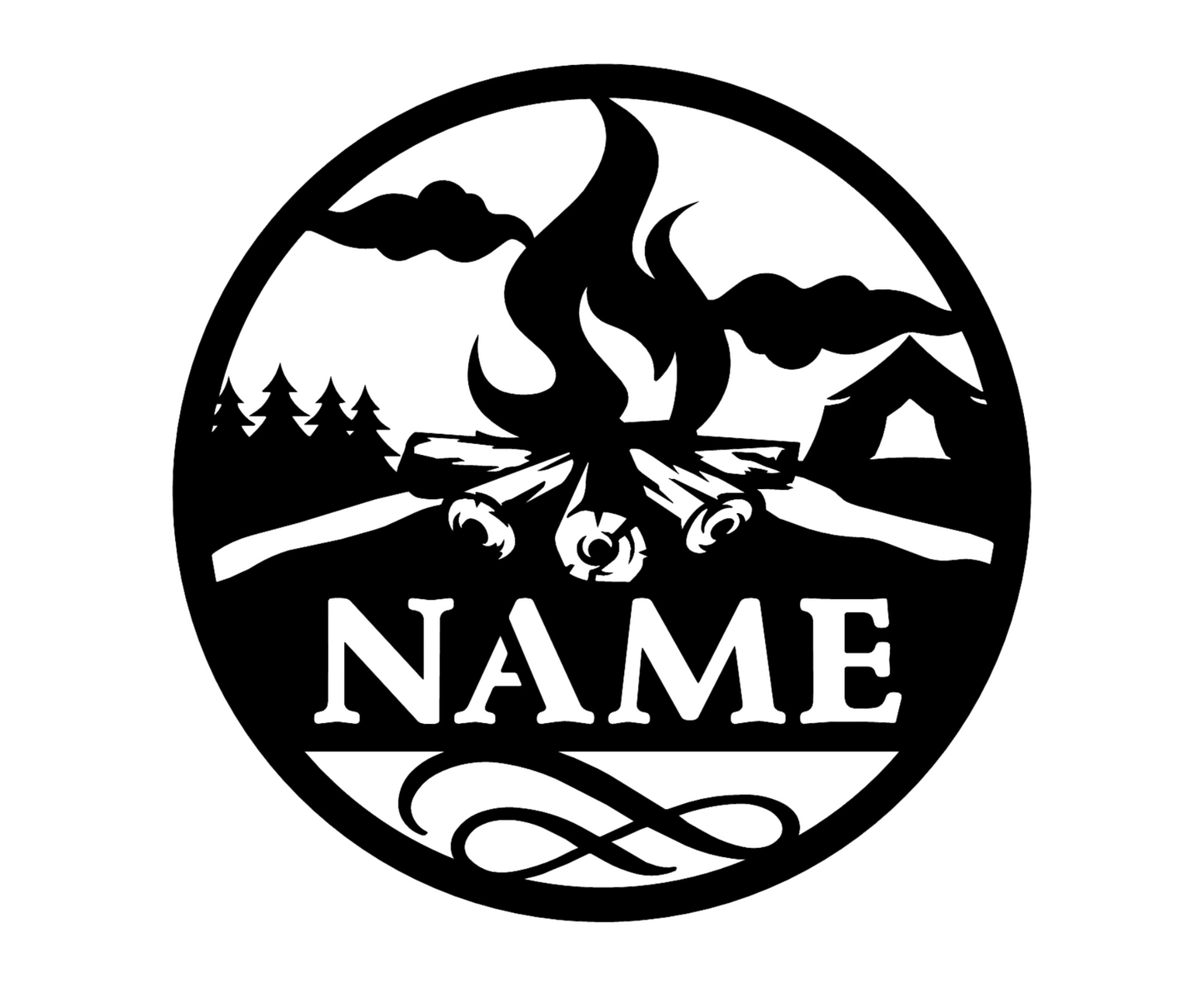 Camp Fire Sign