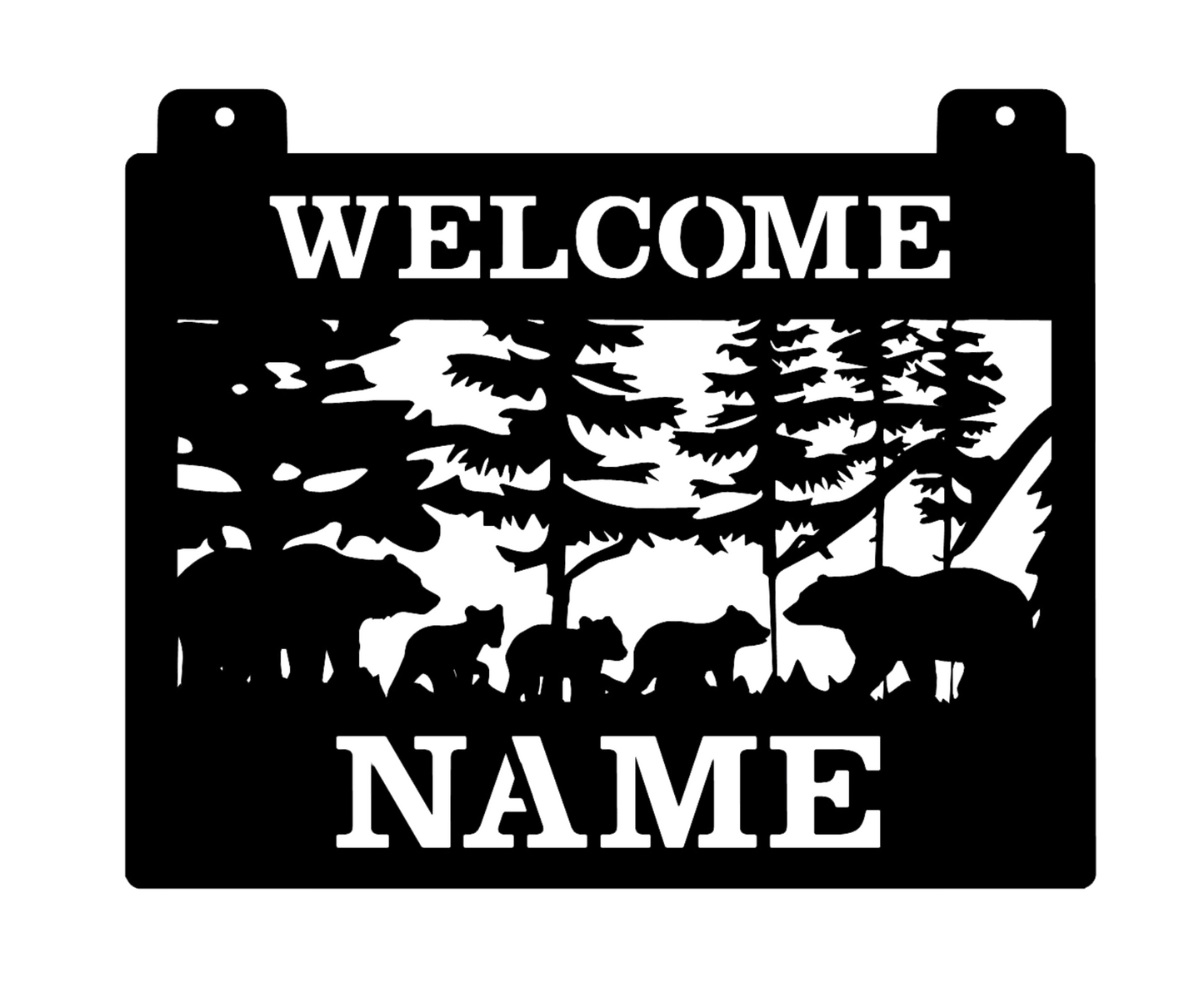 Bear Address Sign-Custom