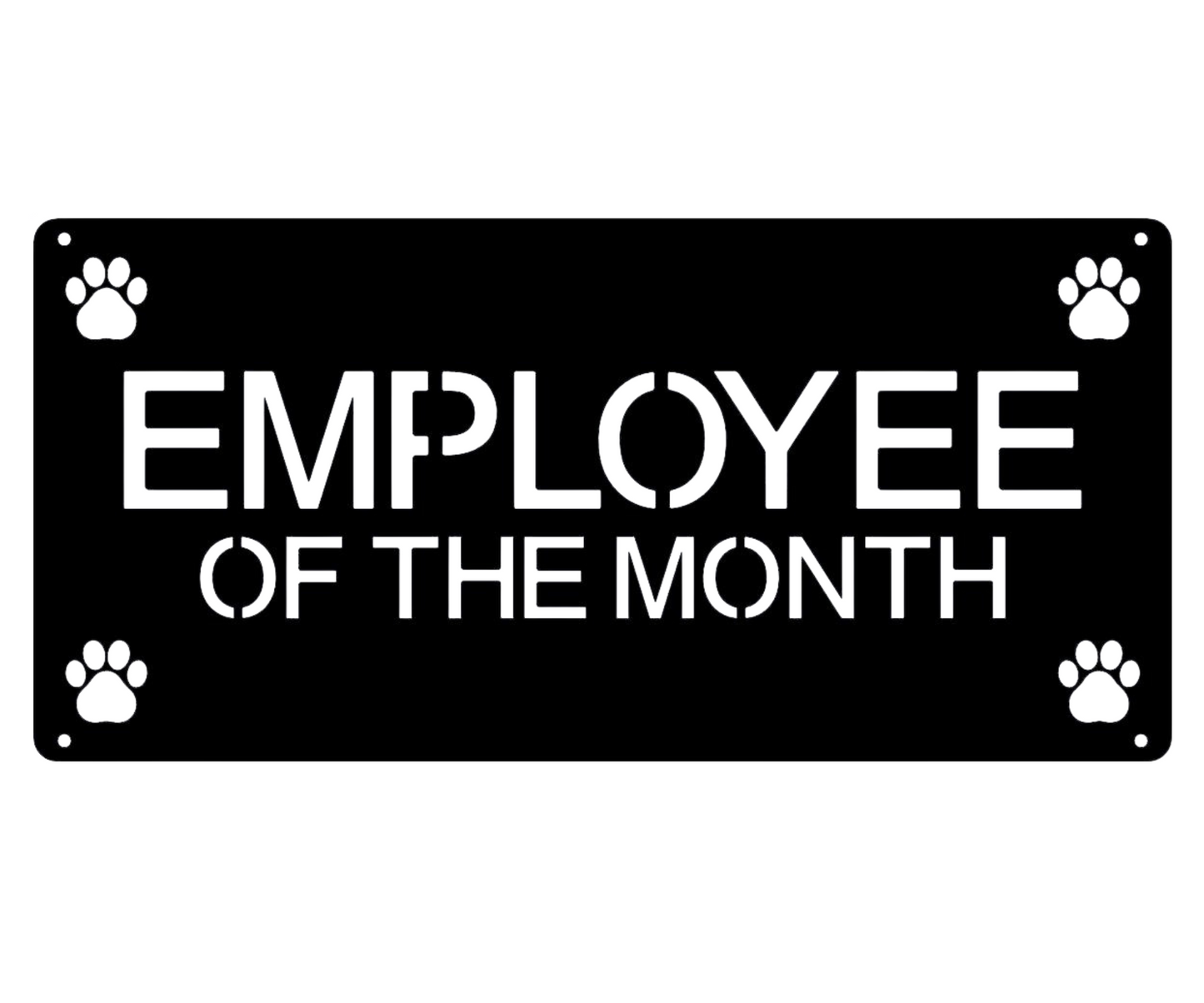 Employee of the Month Sign