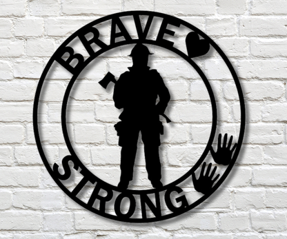 Brave Hearts, Strong Hands Sign