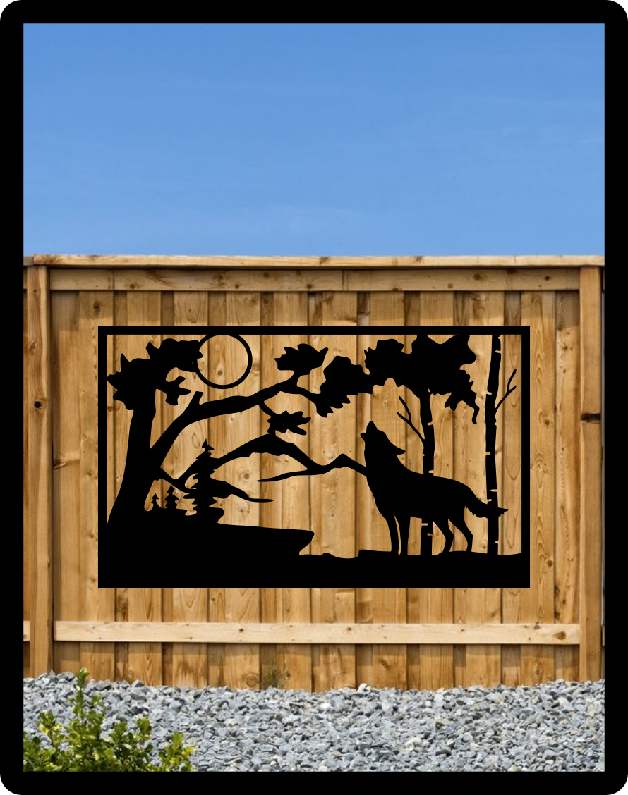 Wolf Fence Sign