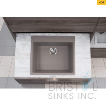 GRANITE SINGLE TOPMOUNT BOWL KITCHEN SINK