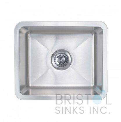 UNDERMOUNT STAINLESS STEEL KITCHEN SINK 20 MM CORNERS - 18 & 16 GAUGE