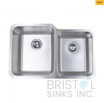 UNDERMOUNT DOUBLE BOWL 16 GAUGE SINKS