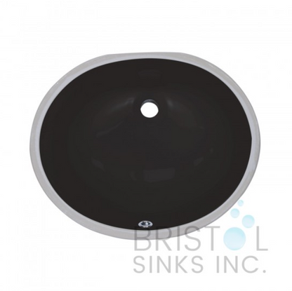 VITREOUS CHINA OVAL OR ROUND UNDERMOUNT BATHROOM SINK