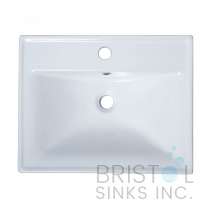 VITREOUS CHINA RECTANGULAR OR SQUARE UNDERMOUNT BATHROOM SINK