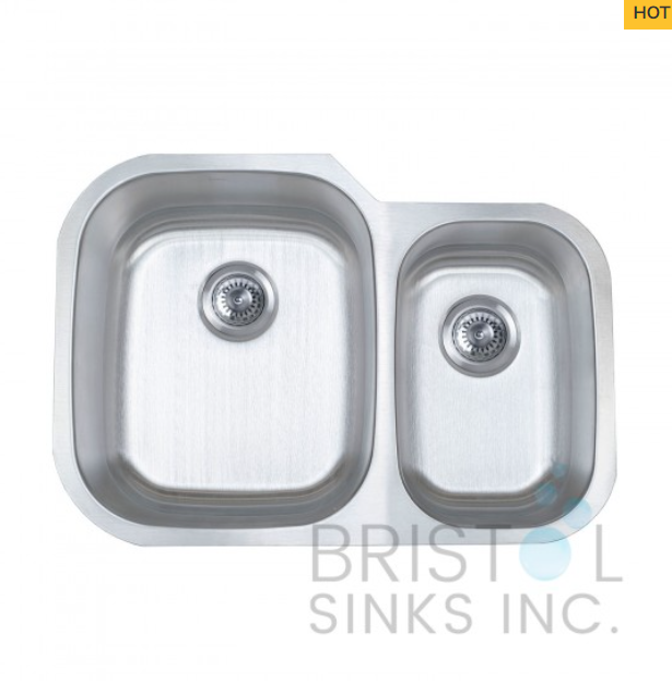 UNDERMOUNT DOUBLE BOWL 18 GAUGE SINKS