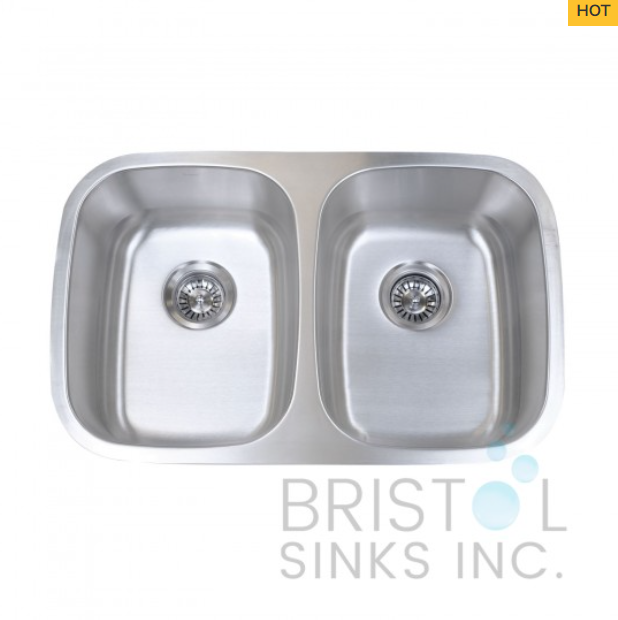 UNDERMOUNT DOUBLE BOWL 18 GAUGE SINKS