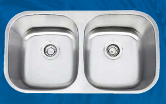 UNDERMOUNT DOUBLE BOWL 18 GAUGE SINKS