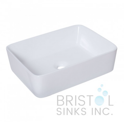 VITREOUS CHINA RECTANGULAR OR SQUARE UNDERMOUNT BATHROOM SINK