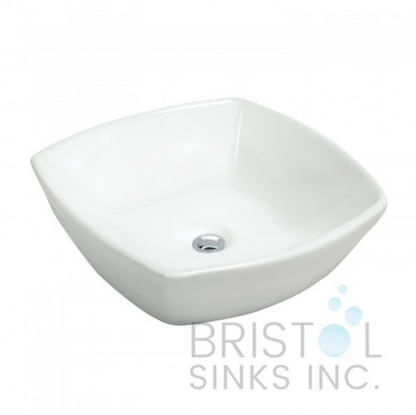 VITREOUS CHINA RECTANGULAR OR SQUARE UNDERMOUNT BATHROOM SINK