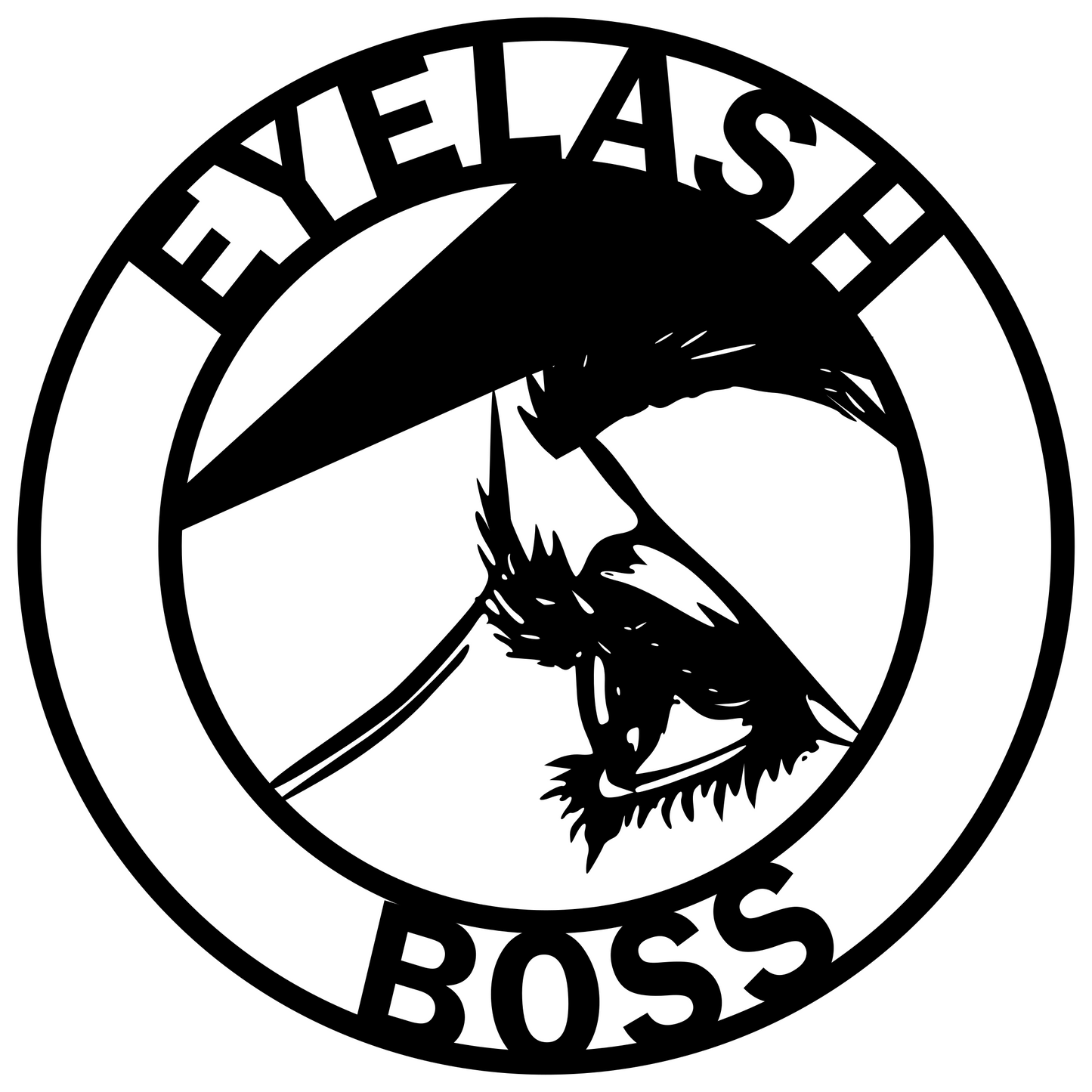 Eye Lash Boss Sign