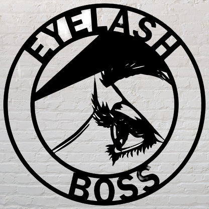 Eye Lash Boss Sign