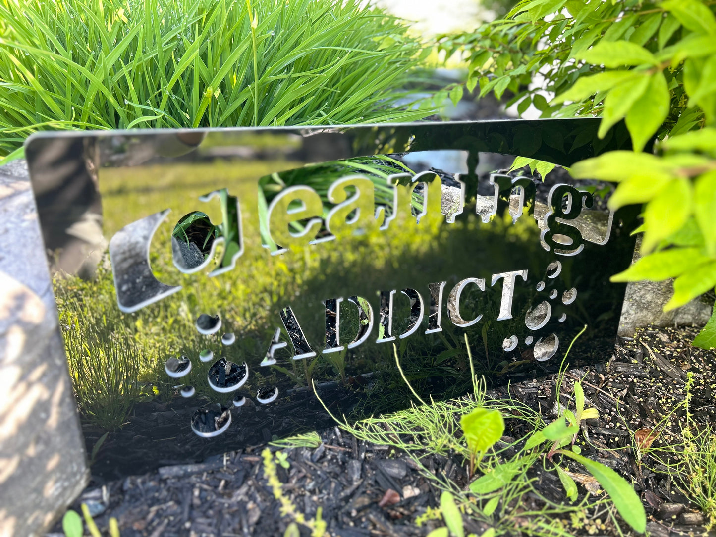 Cleaning Addict Sign