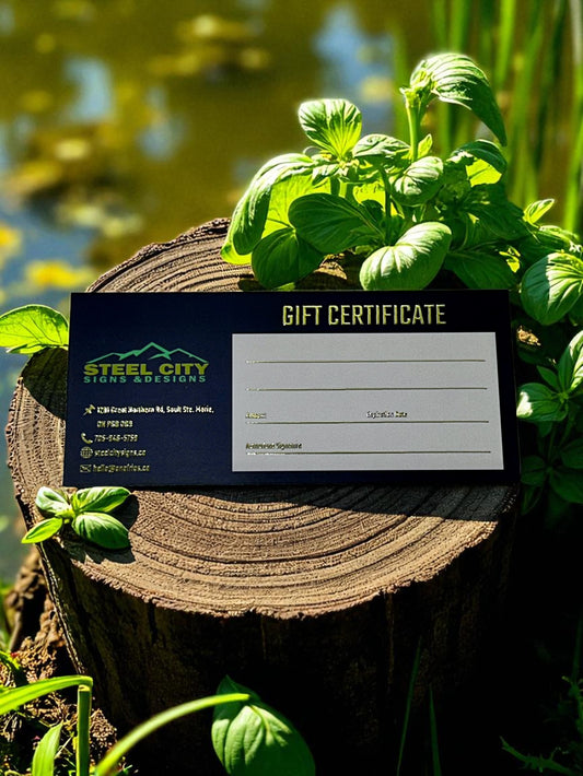 Steel City Sign Gift Card