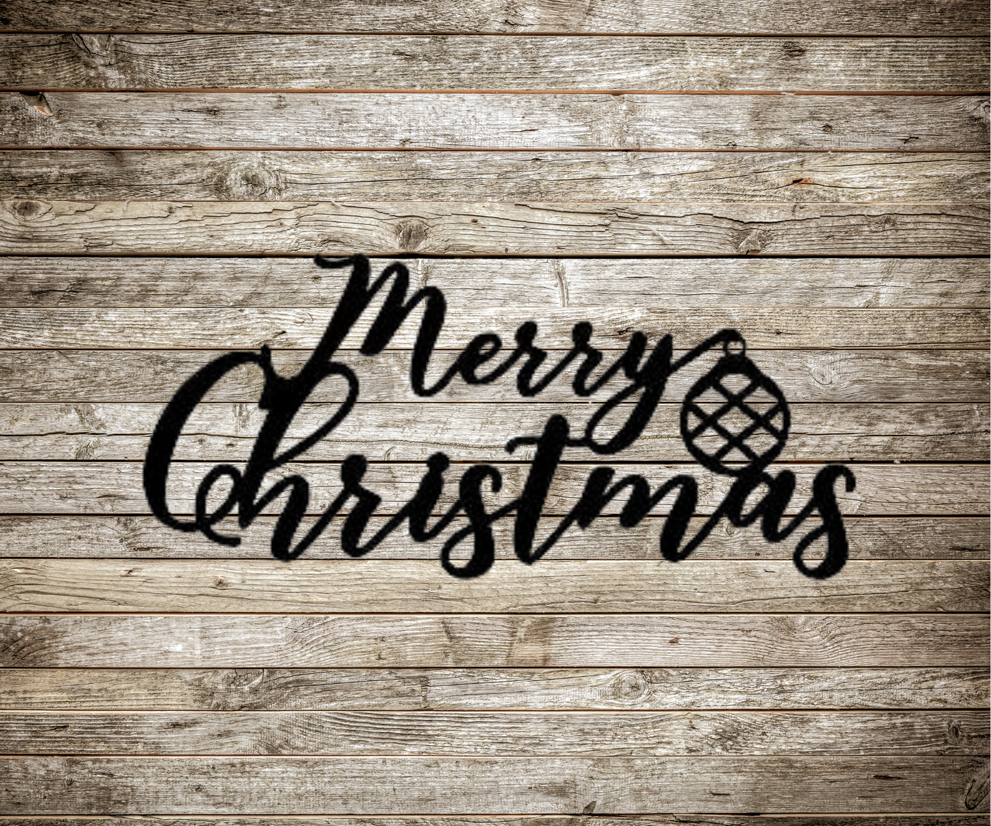 Merry Christmas ORNAMENT Sign