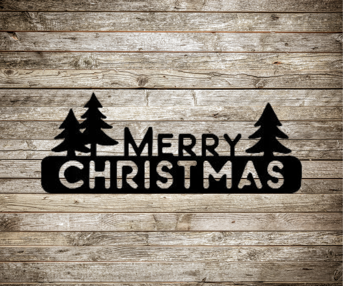 Merry Christmas TREES Sign