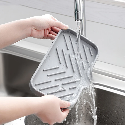 Sink Silicone Tray With Drain