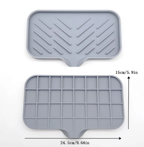 Sink Silicone Tray With Drain