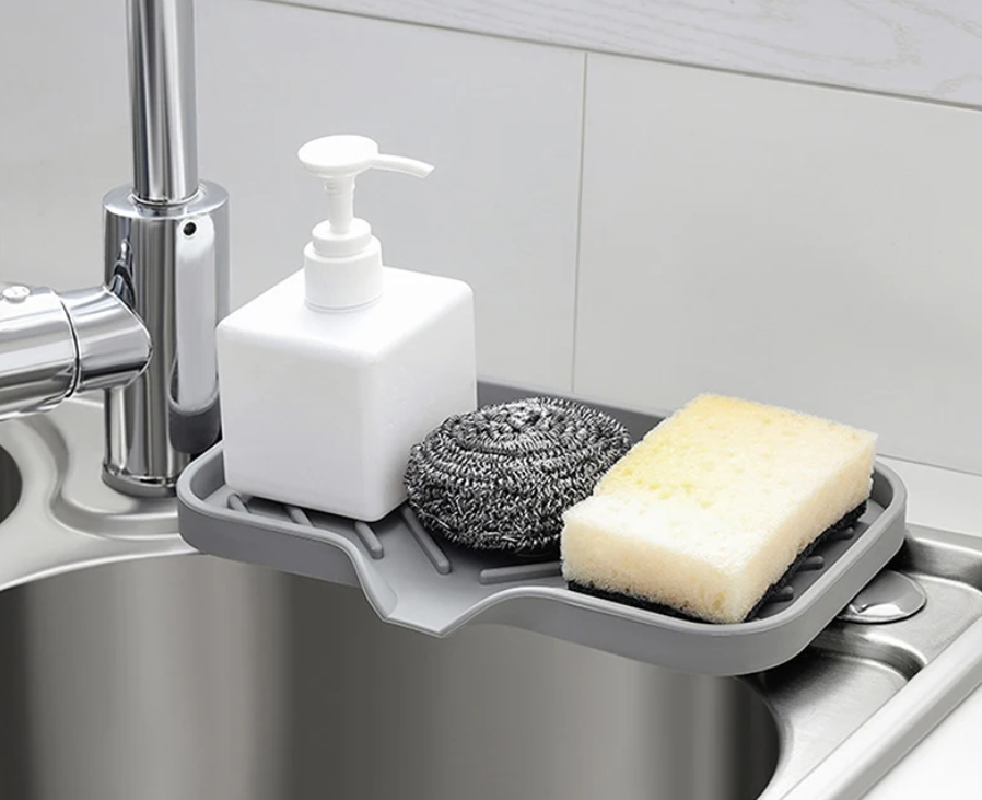 Sink Silicone Tray With Drain