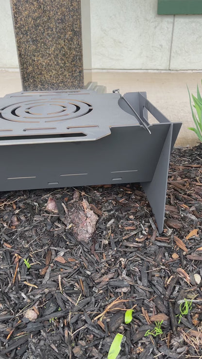 Portable collapsible grill Fireplace